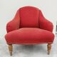 Fauteuil crapaud style Napoléon III