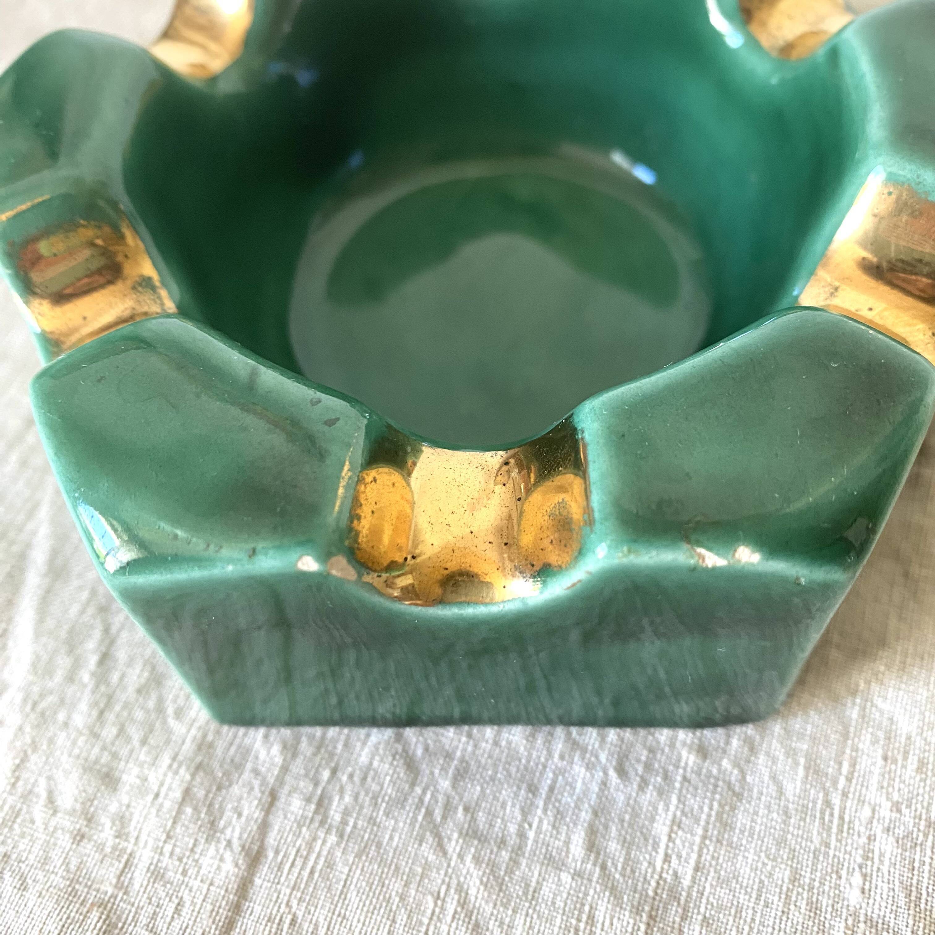50s ceramic ashtray