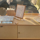 Vintage sideboard 60s beige