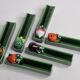 Set of six enamelled ceramic knife holders decorated with vegetables from the sun