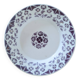 Digoin Sarreguemines dish purple