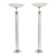 Pietro Chiesa for Fontana Arte rare pair of crystal floor lamps, 1930s