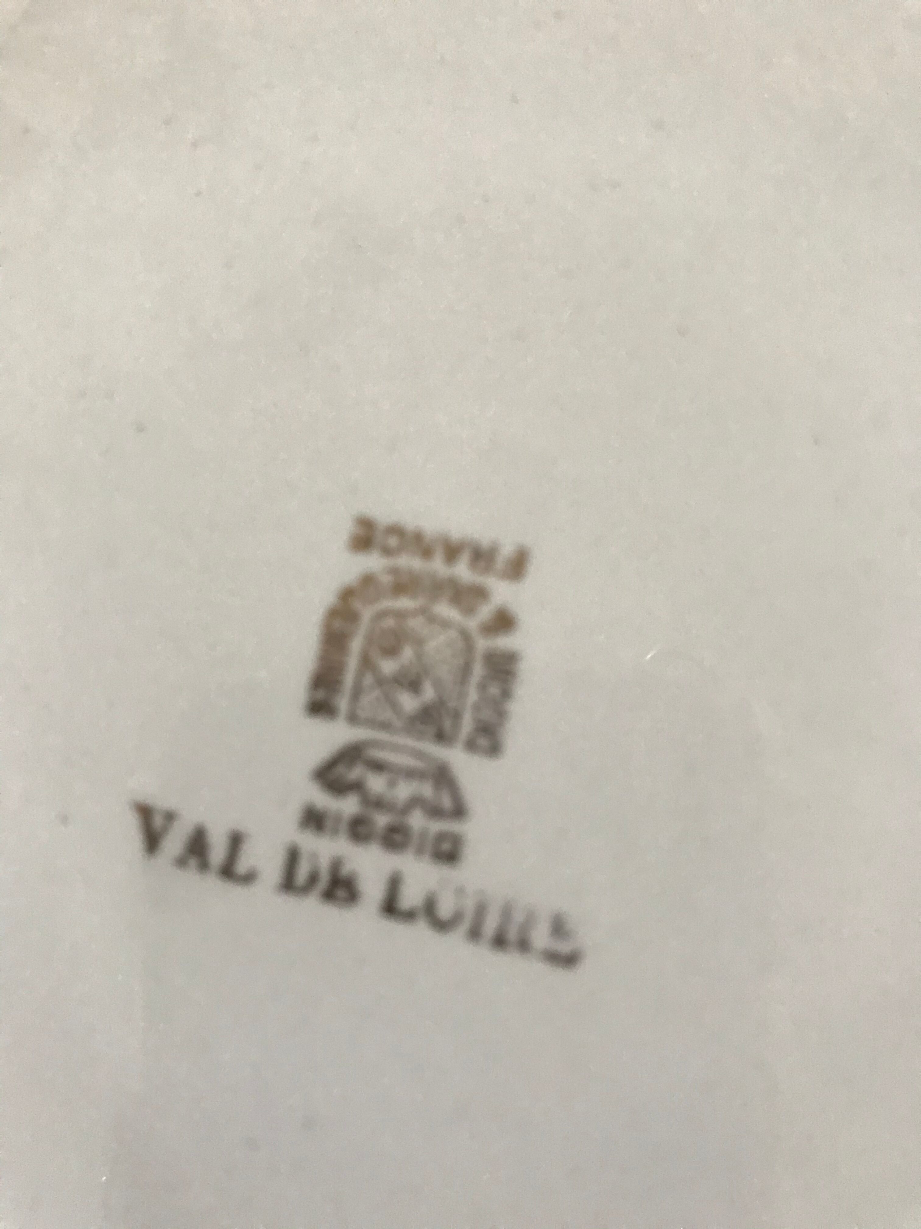 12 Digoin plates - Sarreguemines