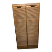 Double curtain folder
