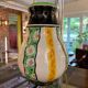 Art Deco vase in glazed earthenware