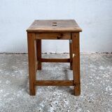 Wooden workshop stool