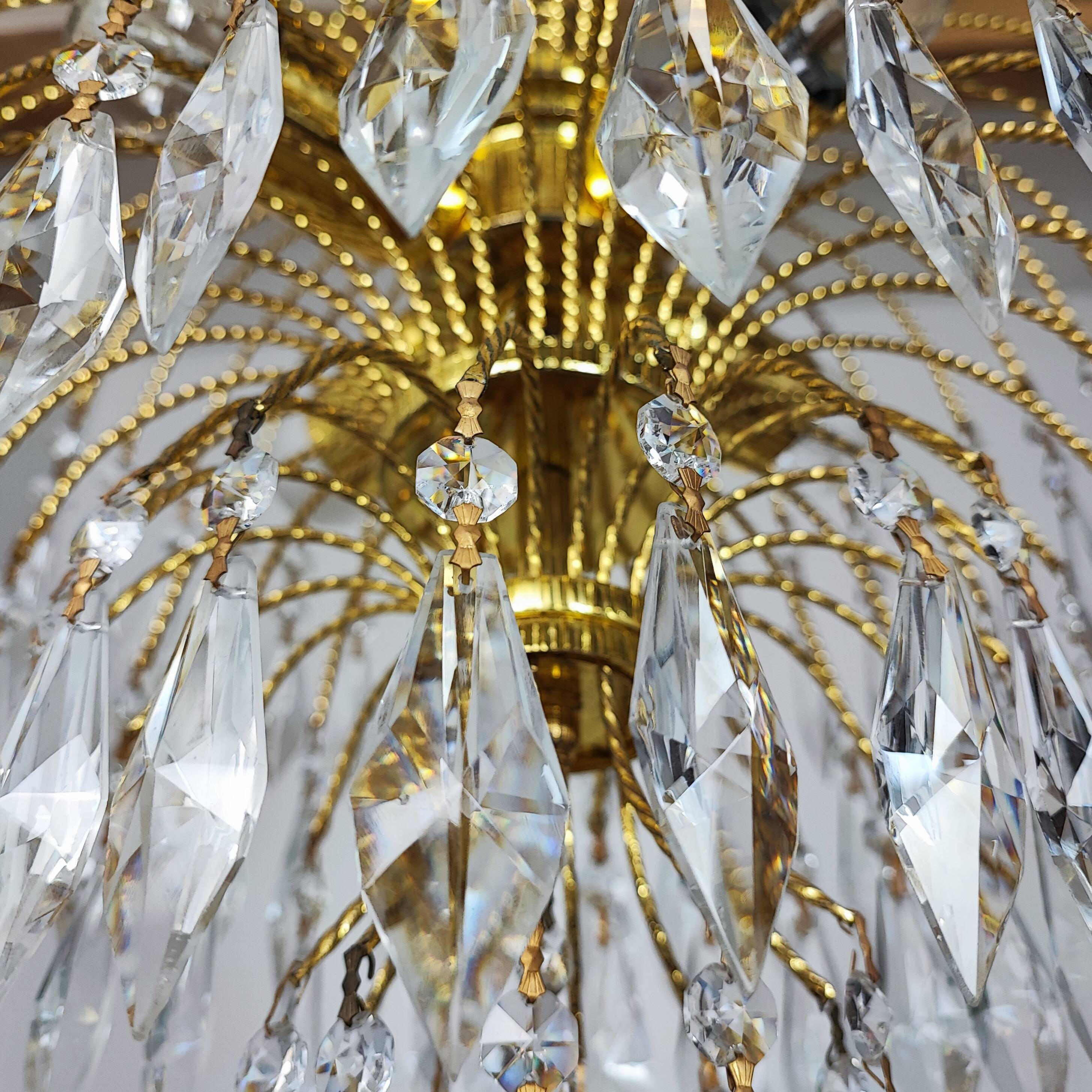 “Cascade” tassel chandelier
