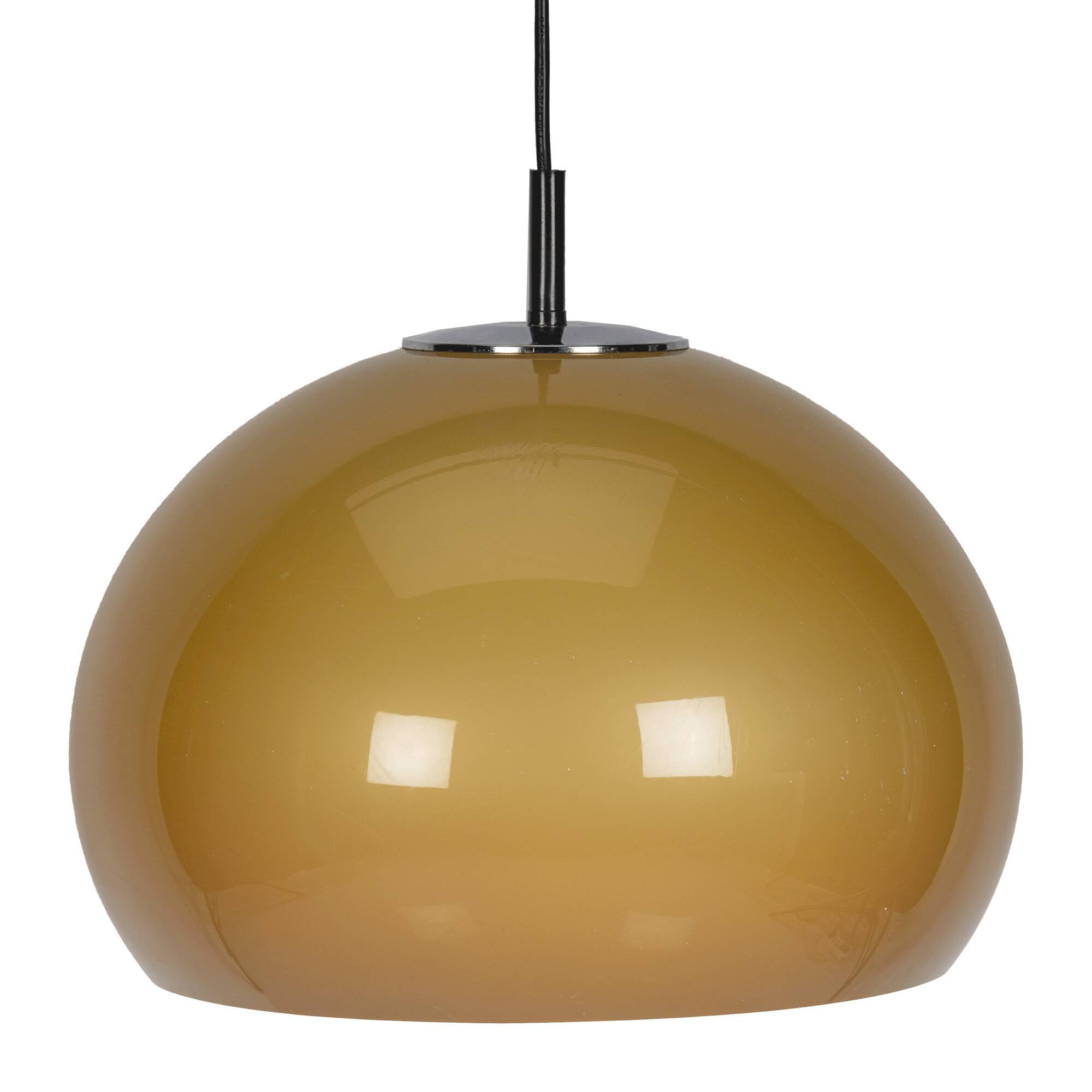 Brown space age pendant lamp