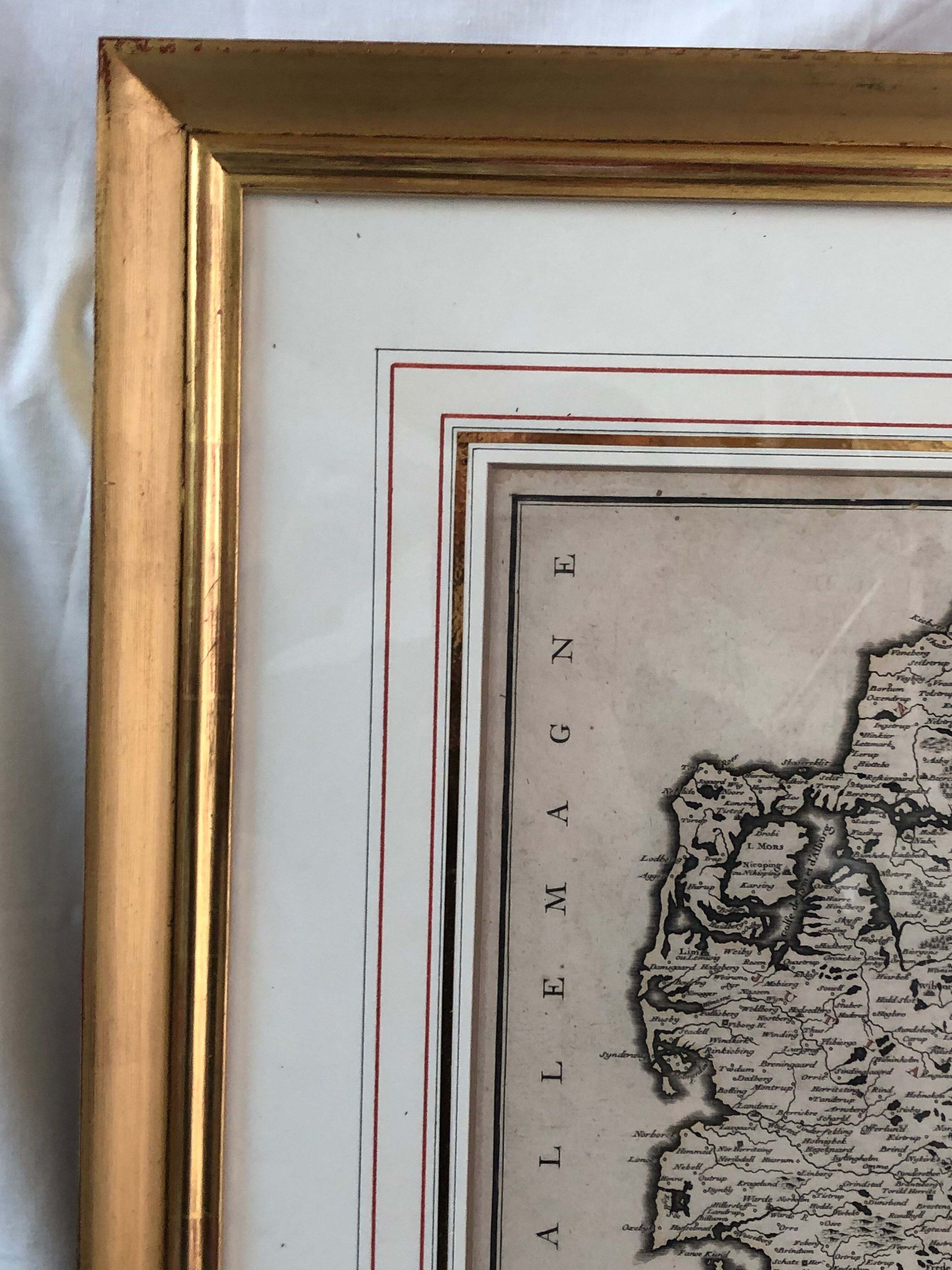 Ancient map endaded - Gothia and Germany -1713