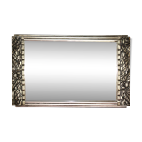 Art Deco mirror in carved wood 28x45cm