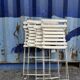 Set of 4 garden chairs