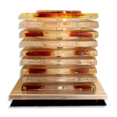 Murano glass table lamp by Albano Poli for Poliarte, 1970s