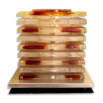 Murano glass table lamp by Albano Poli for Poliarte, 1970s