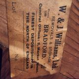 Antique English oak wardrobe with drawers, England, circa 1800–1820.