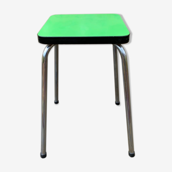 Tabouret vintage en formica vert, circa 1960