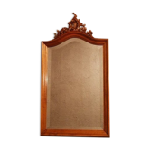 Louis XV style mirror in walnut 90x51cm