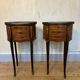 Paire de tables de chevets de style Transition