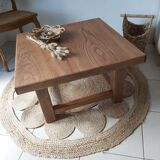 Roxanne raw wood coffee table