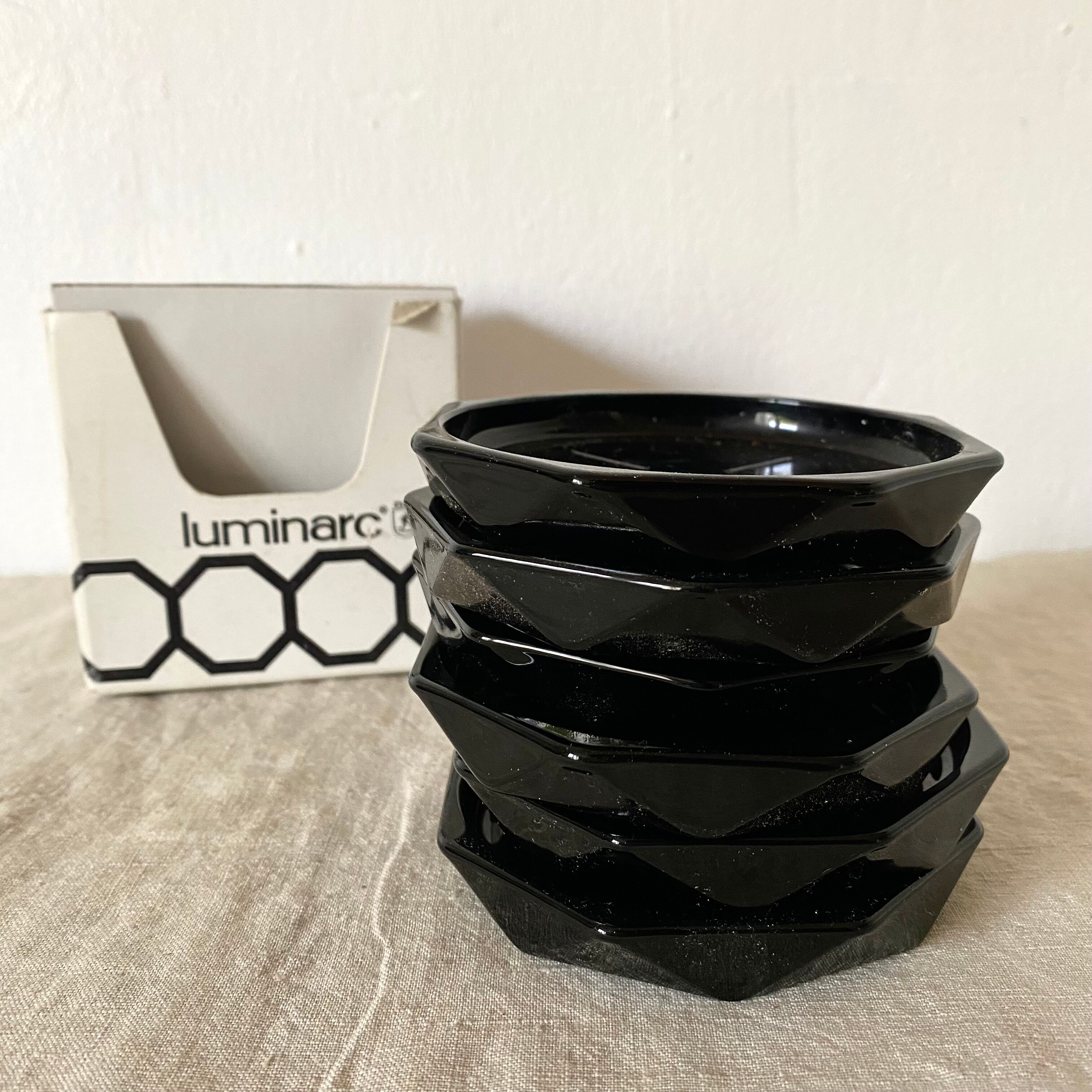 Under glasses luminarc 80s