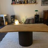 Table basse métal et bois