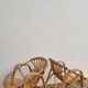 paire fauteuils rotin Coquille