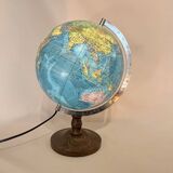 Mappemonde globe terrestre cartes Taride lumineux lampe vintage 1985