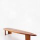 Travail français - table basse bois forme libre