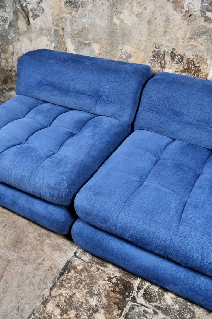First edition Mah Jong sofa, by Hans Hopfer for Roche Bobois, 1970s