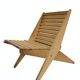 Foldable wooden garden chair from the 70s, Netherlands