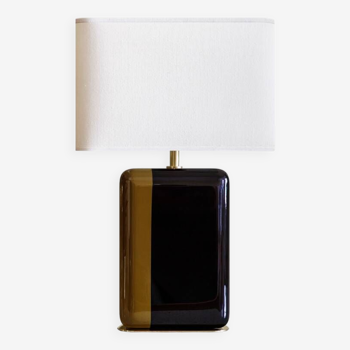 Lampe Bourbon Noir Moutarde