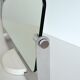 Mirror swivel 1970s 52x41cm