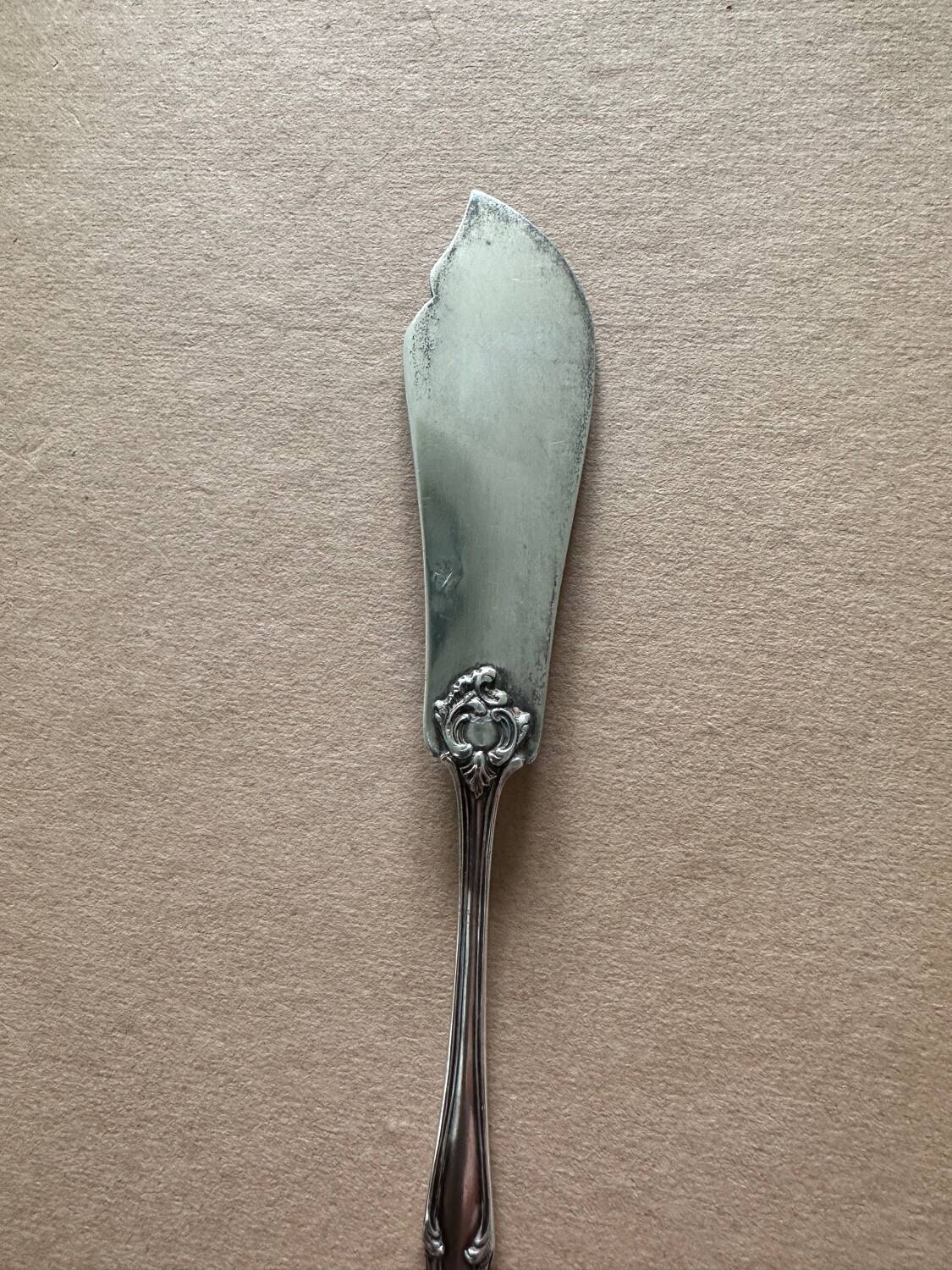 Pie Server - Filled Silver Handle - Late 19th century.