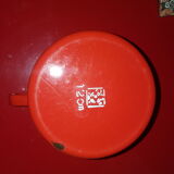 Enamelled sheet metal pitcher