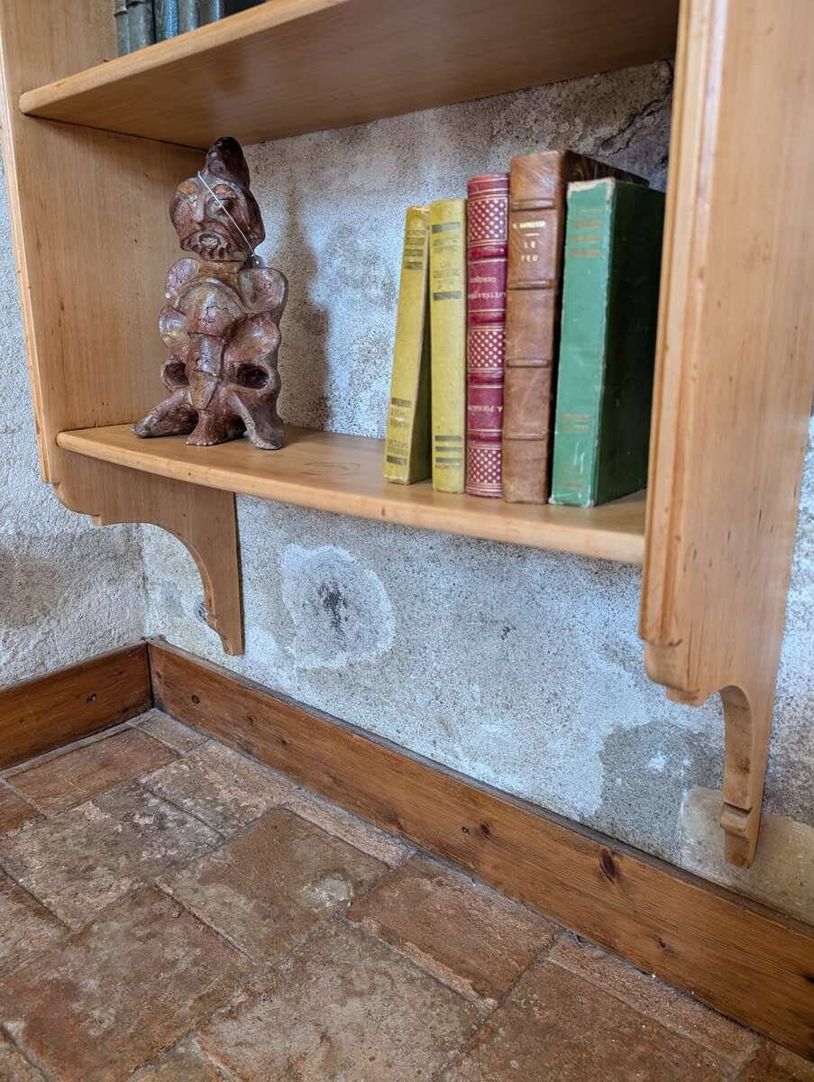 Antique hanging shelf