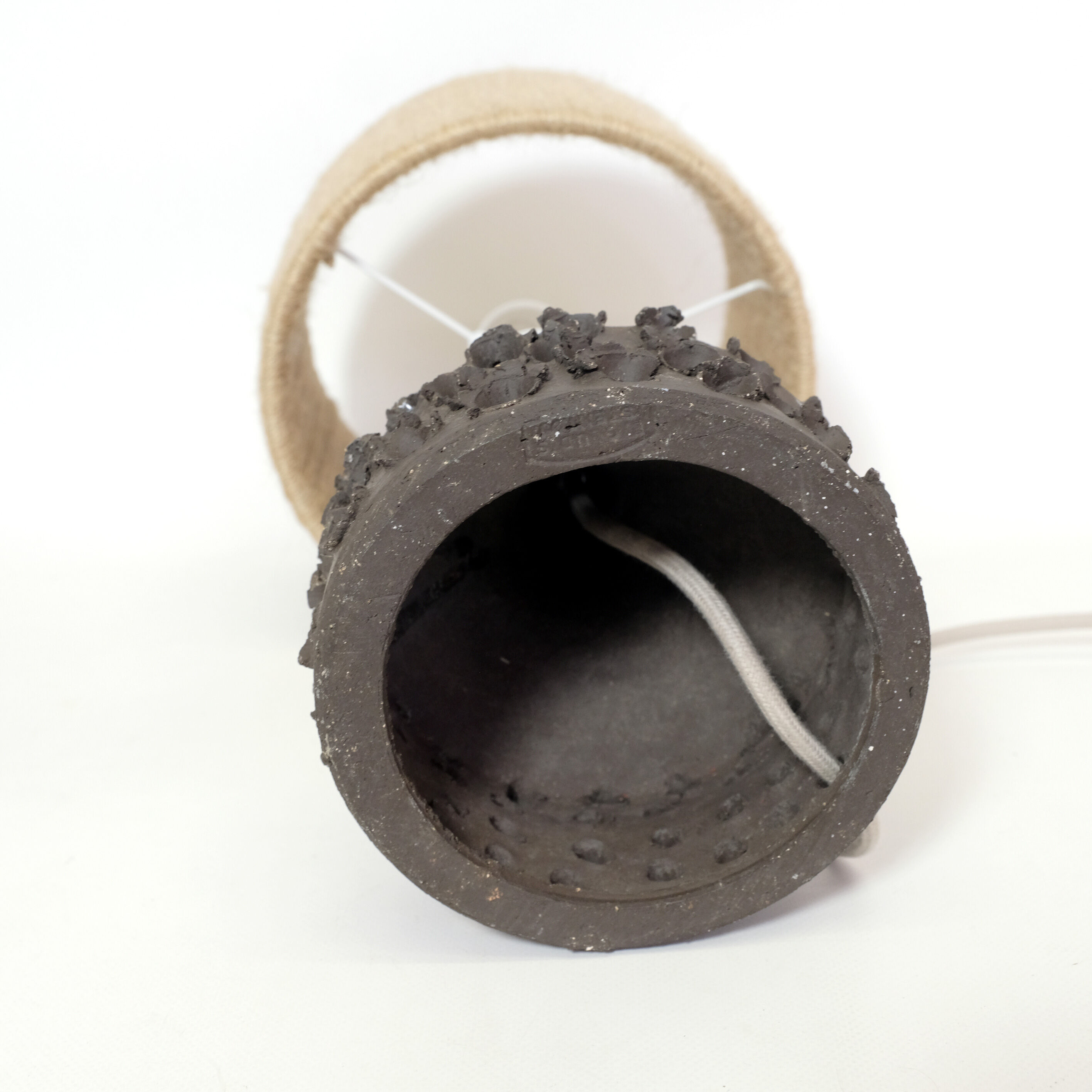 Erik Glud sandstone lamp, 1960s-1970s