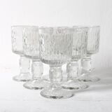 Set of 6 Ravenhead Siesta Bark Shot Glasses 6 cl / United Kingdom / 1970s