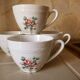 Set of 4 earthenware chocolate cups