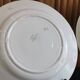 4 white earthenware dinner plates by k&g Lunéville blue blida model