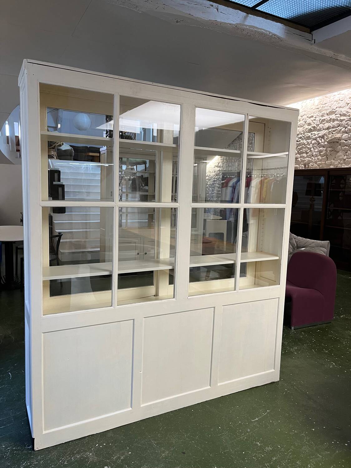 1950s Workshop Display Cabinet