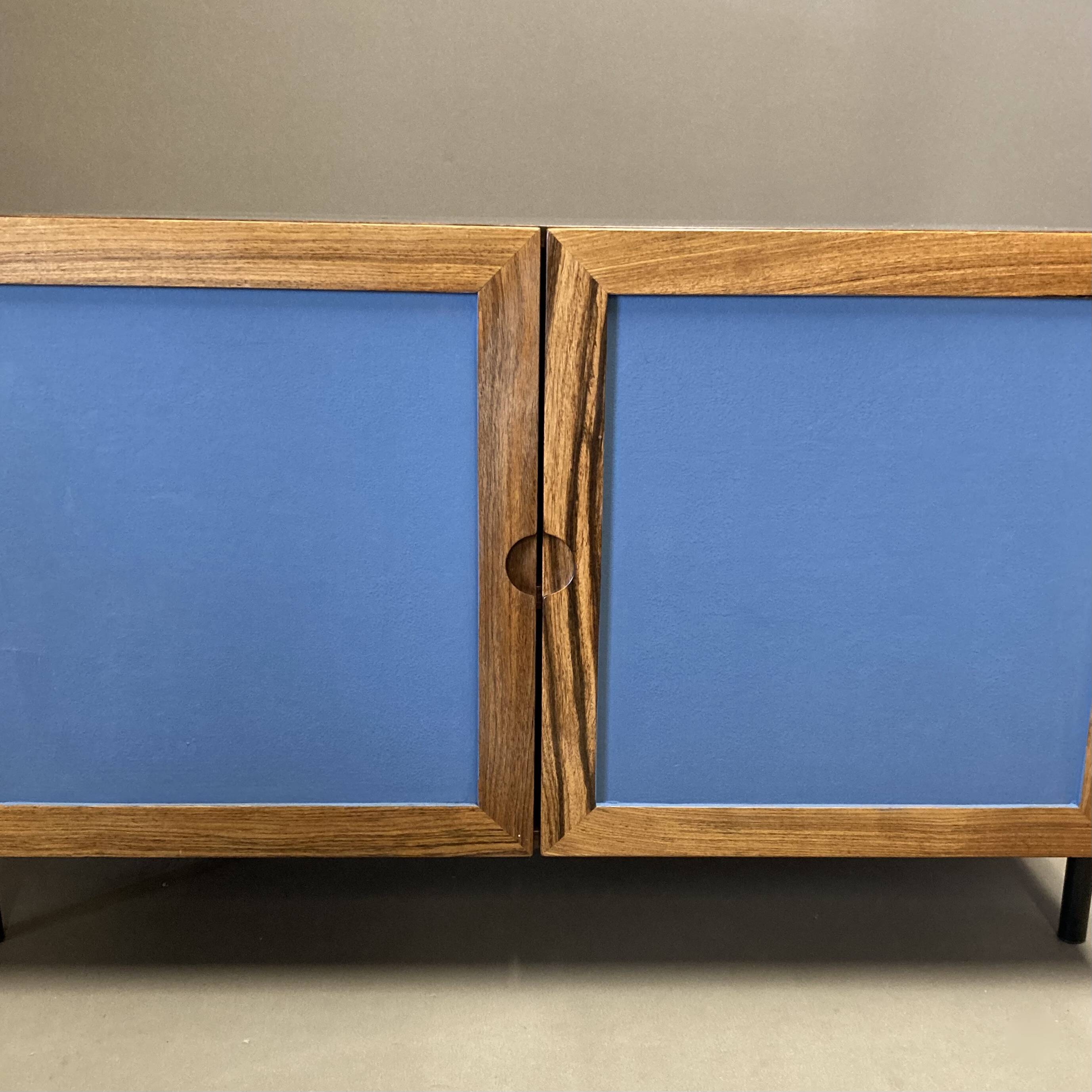 Scandinavian design rosewood chest of drawers 1950.