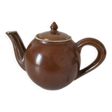 Small stoneware "selfish" teapot