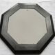 Miroir octogonal biseauté en bois