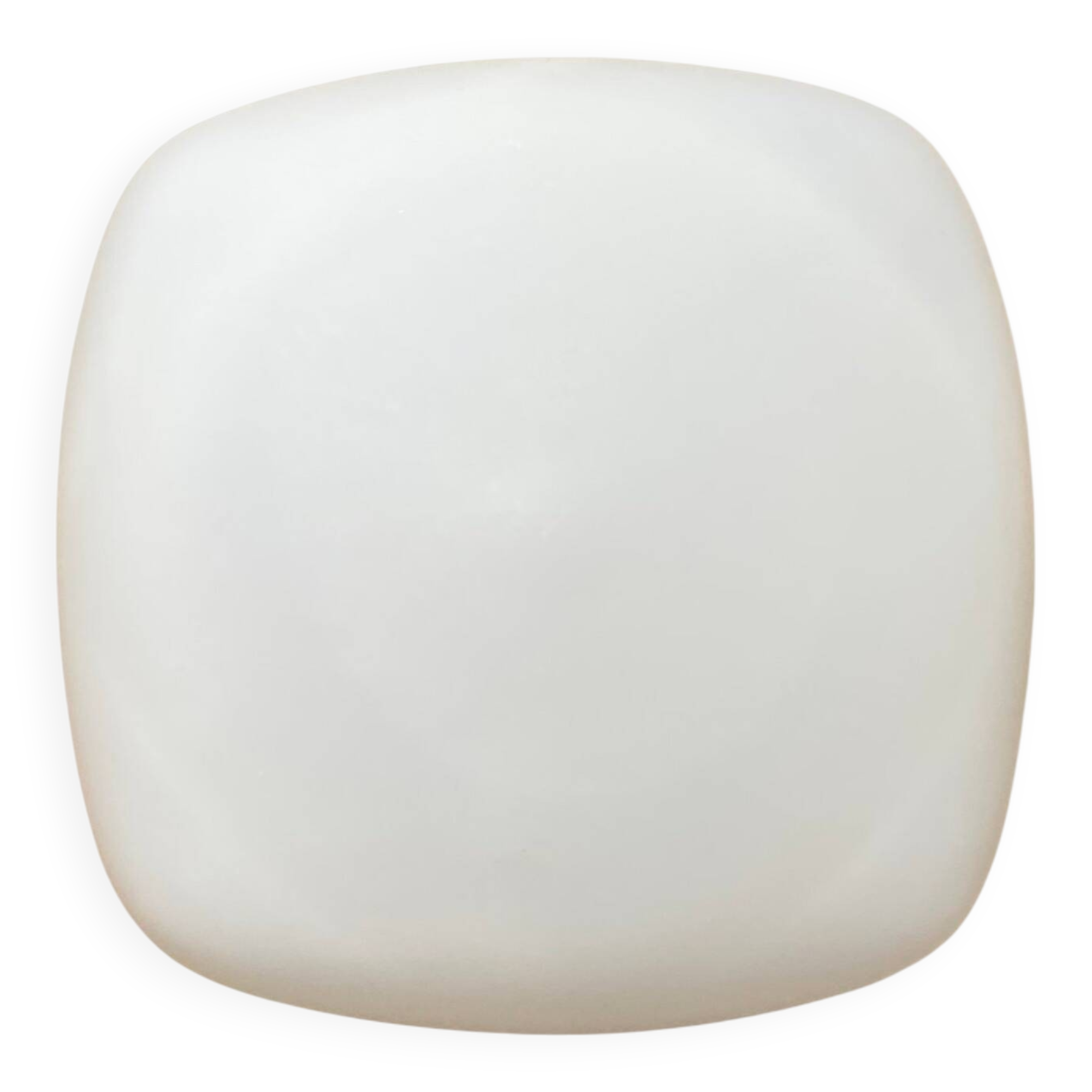 Vintage wall ceiling light in white glass