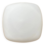 Vintage wall ceiling light in white glass