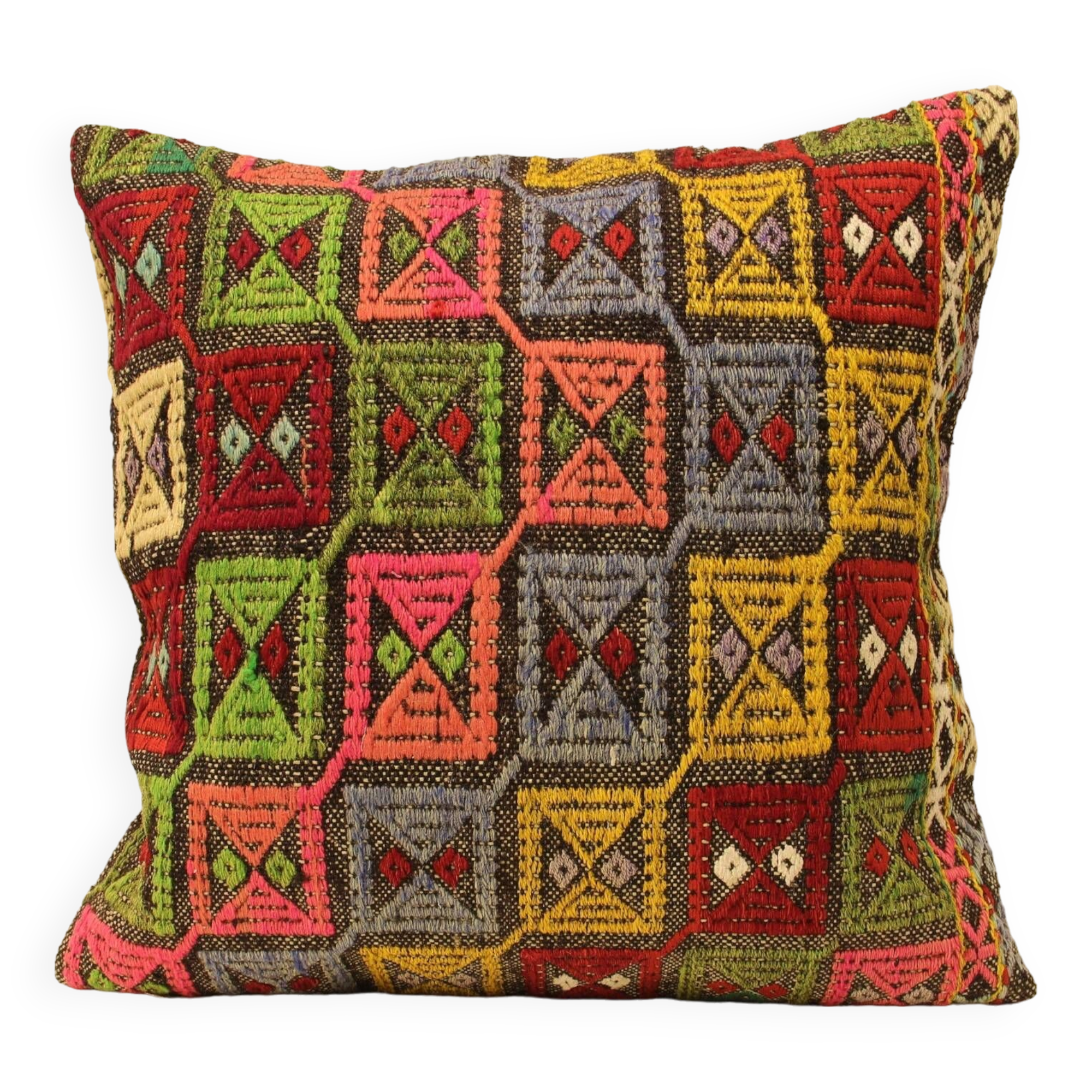 Turkish kilim cushion,60x60 cm,A-15
