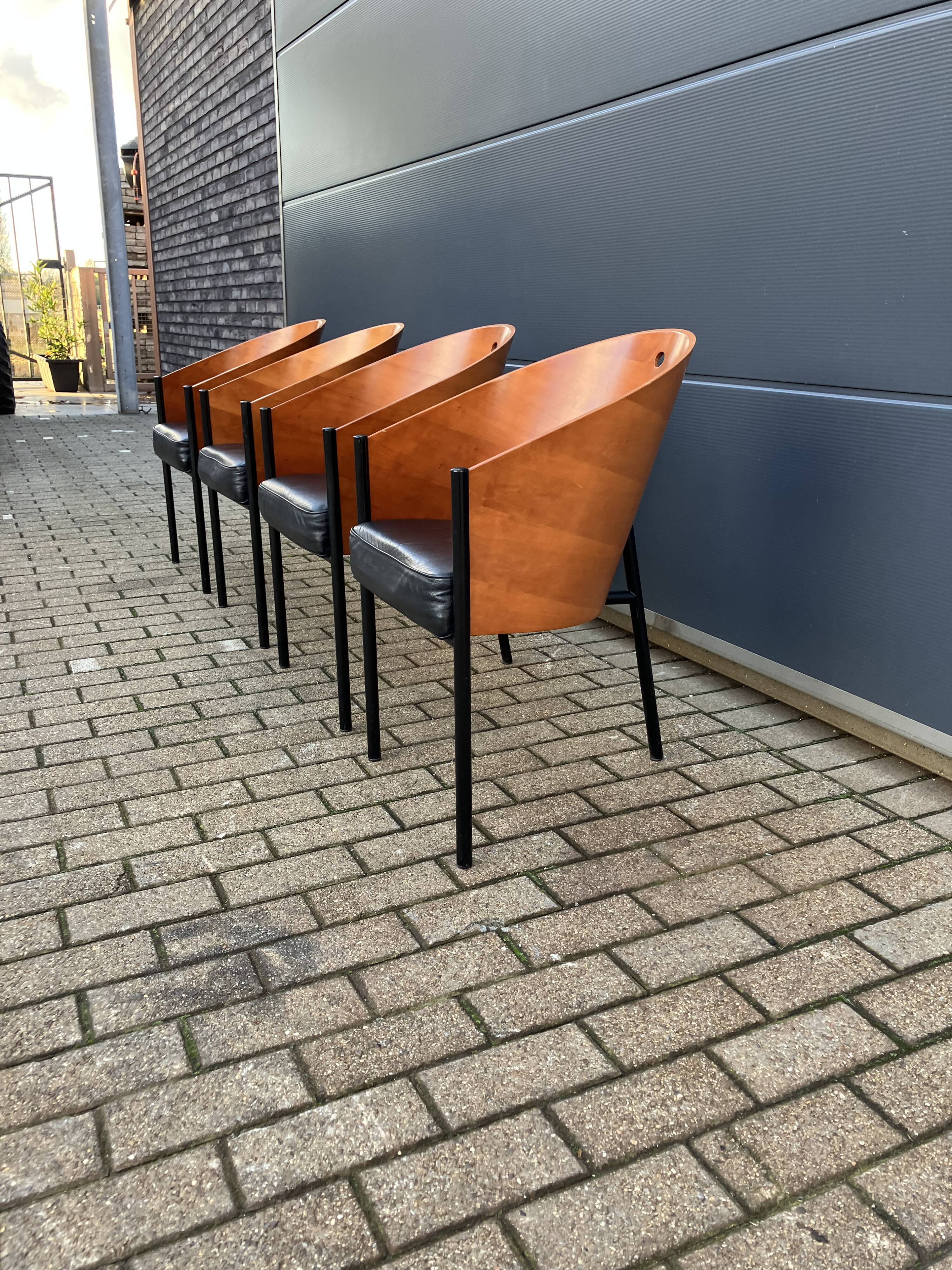 4x originaux chaises Costes Philippe Starck Aleph Driade
