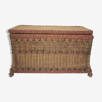 Wicker trunk 1950