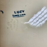 Longchamp service Luzy flat plate in earthenware