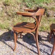 4 fauteuils Baumann en bois courbé