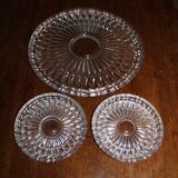 Set of flat underside and 2 vintage bottle unders